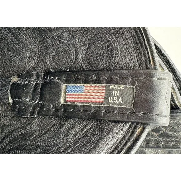 DAN POST Women's Cowboy Boots Black Snip On Pointed Toe Size 6M USA Great GUC - Picture 4 of 12